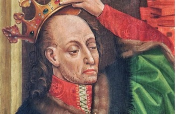 Képes György bejegyzése az 1385. évi krewói egyezményről