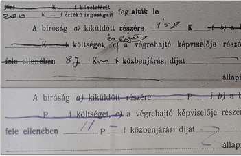 Pap Péter: Költségek és hibás nyomtatványok a végrehajtási eljárásban (2024. X. 28.)