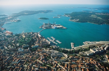 Bathó Gábor bejegyzése Pula városának történelméről